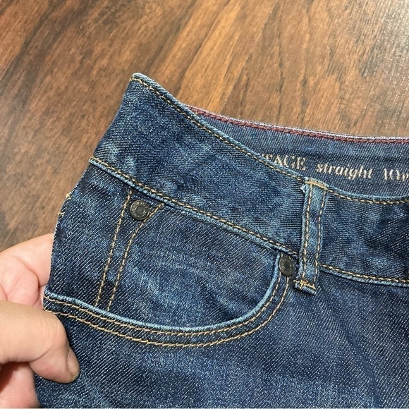 TALBOTS HERITAGE straight leg ankle length jeans size 10 or 30 euc - Picture 11 of 13